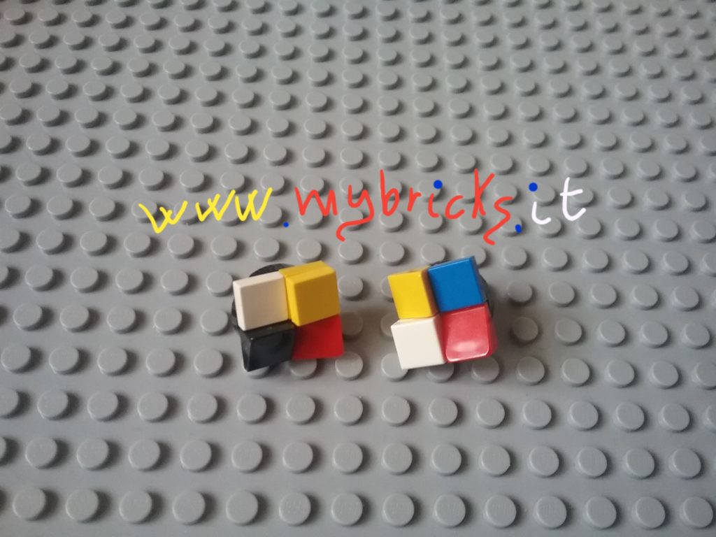 Lego Mybricks Mondrian collection - Earrings