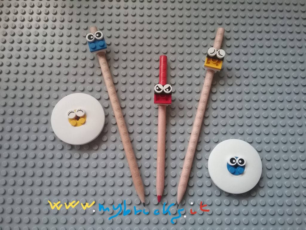 Lego Pencils&Rubbers Emoticons