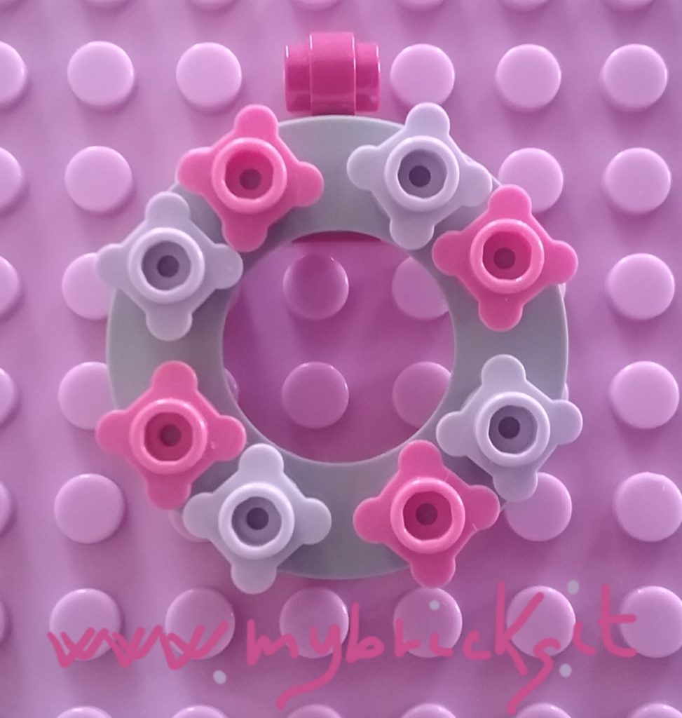 Lego Flowers charm pendant