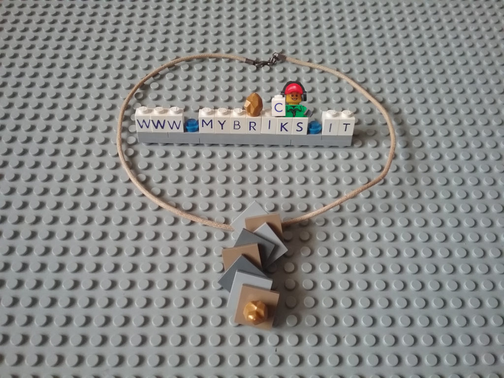 Lego Gold nugget jewel Mybricks.it