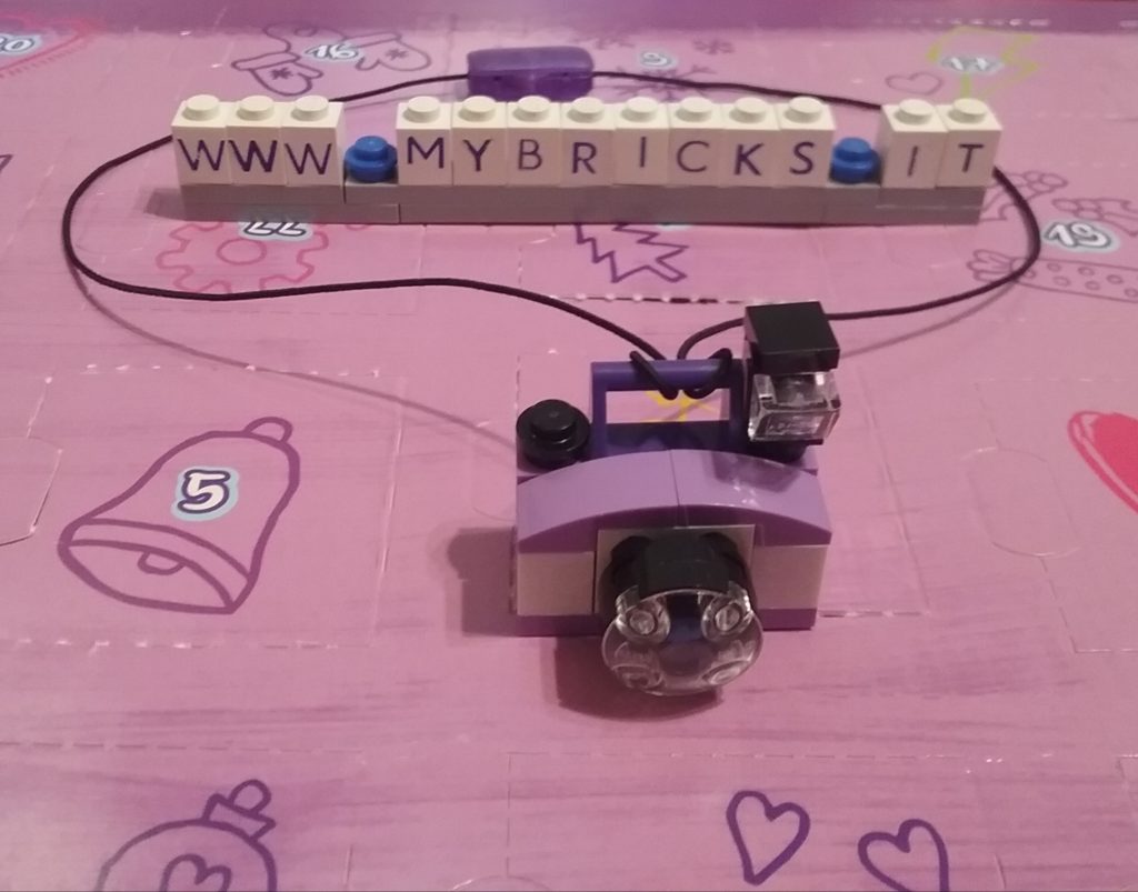 Lego Friends Camera Necklace Day #7