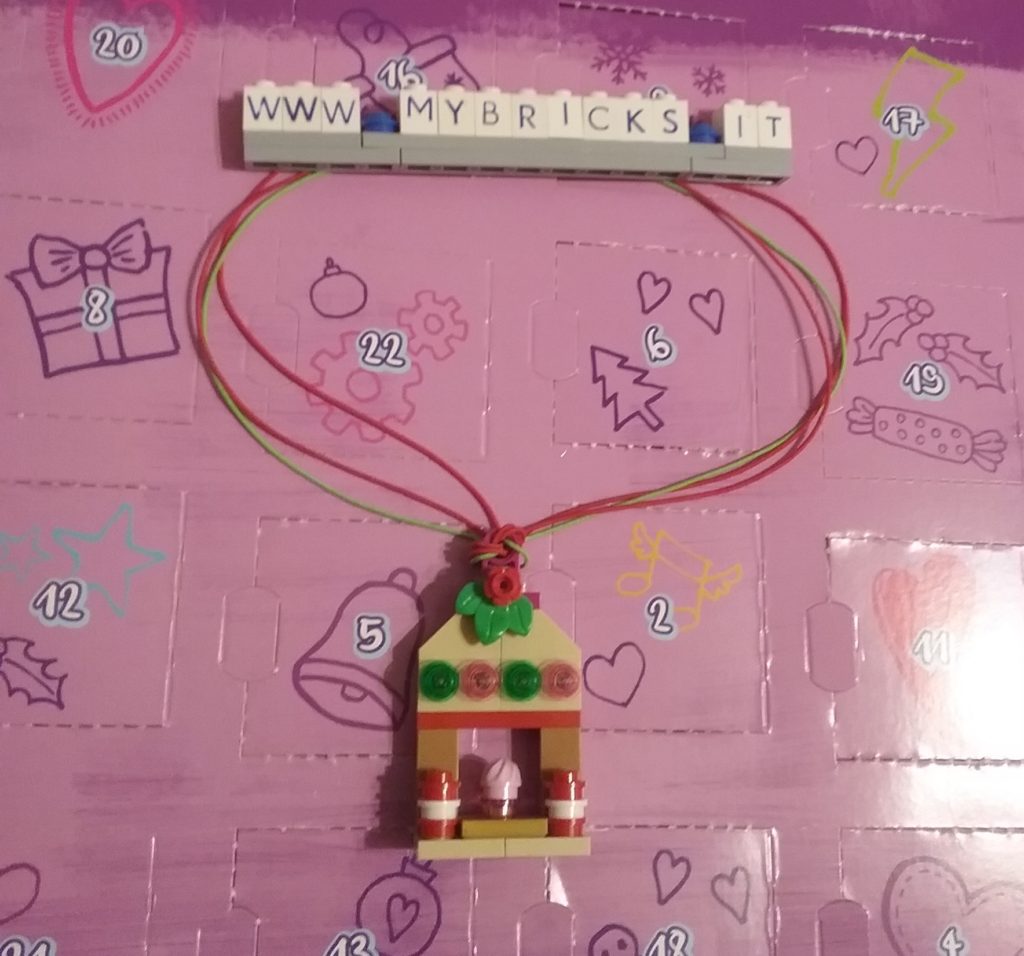 Lego Friends Marzipan House Necklace Day #18