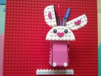 Lego Rabbit pencil case with paws