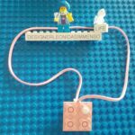 Mybricks pink Lego Scala pendant