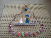 Lego pastel necklace